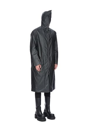 Black Mac hooded raincoat RICK OWENS | RU02E1979PCT09